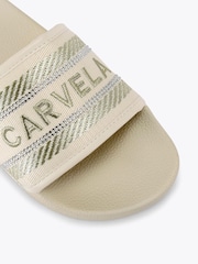 Glitter dourado - Sandálias Carvela Sicily Slider - Imagem 5 de 5