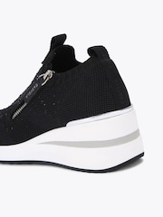 Carvela High Rise Zip Knit Trainers - Image 3 of 4
