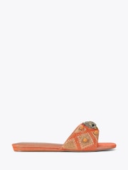Kurt Geiger London Kensington Flat Jewel Sandals - Image 1 of 4