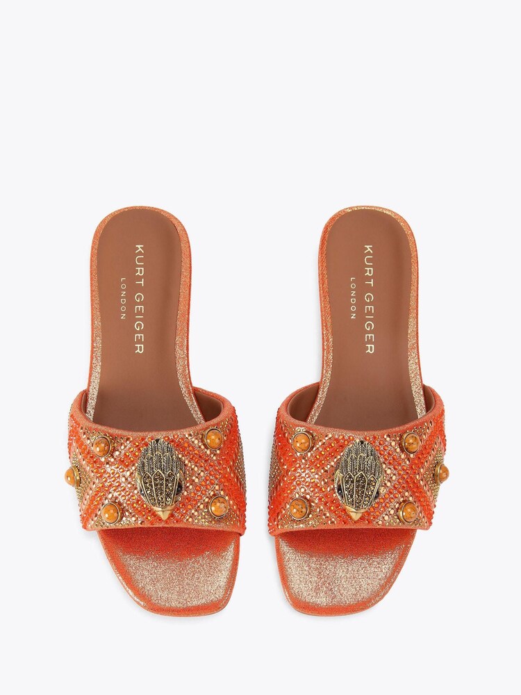 Kurt Geiger London Kensington Flat Jewel Sandals - Image 2 of 4