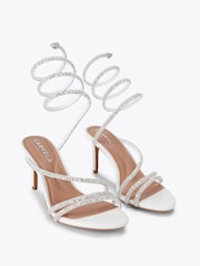 Carvela Pink Spiral 80 Sandals - Image 3 of 5