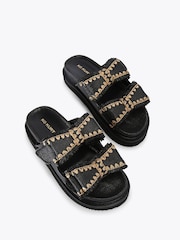 KG Kurt Geiger Natural Robbie Sandals - Image 1 of 4
