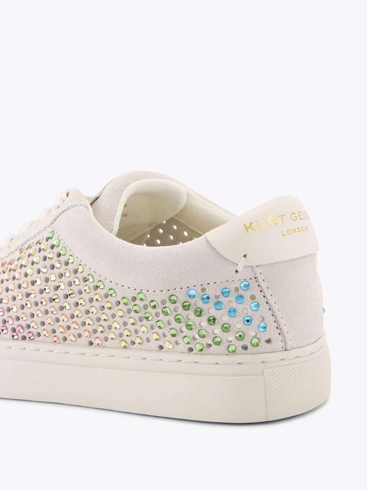 Kurt Geiger London Lane Crystal Trainers - Image 2 of 4