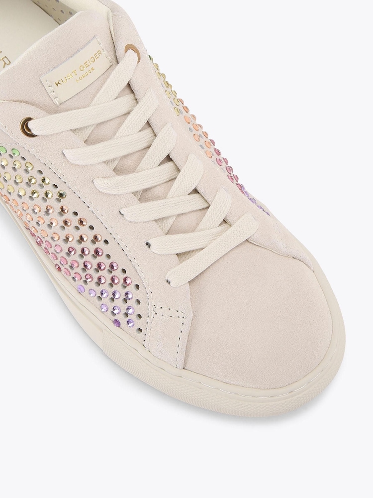 Kurt Geiger London Lane Crystal Trainers - Image 4 of 4