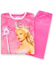 Character Pink Wicked Elphaba And Glinda Pyjamas 2 Pack - Image 10 of 11