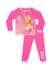 Character Pink Wicked Elphaba And Glinda Pyjamas 2 Pack - Image 8 of 11