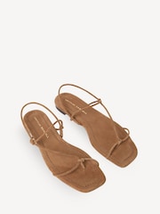 Loeffler Randall Brown Eleanor Strappy Flat Sandals - Image 3 of 4