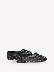 Loeffler Randall Black Landon Soft Ballet Flats - Image 5 of 5