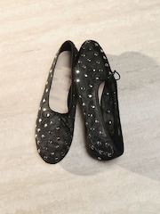 Loeffler Randall Black Landon Soft Ballet Flats - Image 6 of 6