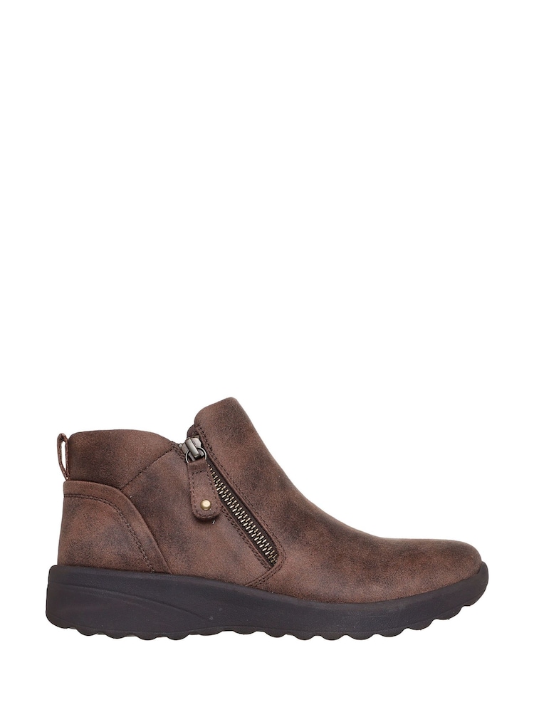 Skechers Chocolate Brown LOVELY VIBE FALL IN BLOOM - Image 1 of 5
