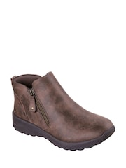 Skechers Chocolate Brown LOVELY VIBE FALL IN BLOOM - Image 3 of 5