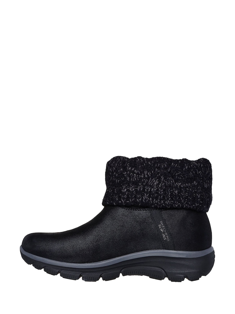 Skechers Black Slip Ins: Easy Going Cozy Weather 2 Boots - Image 2 of 5