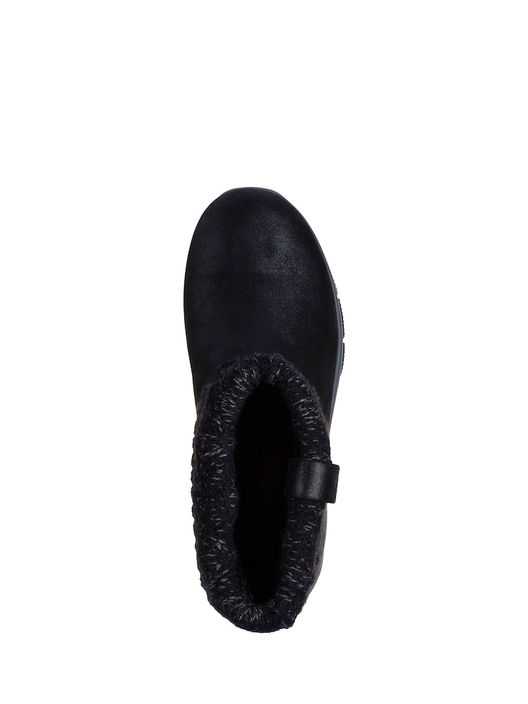 Skechers Black Slip Ins: Easy Going Cozy Weather 2 Boots - Image 5 of 5 Skechers Black Slip Ins: Easy Going Cozy Weather 2 Boots - Image 5 of 5