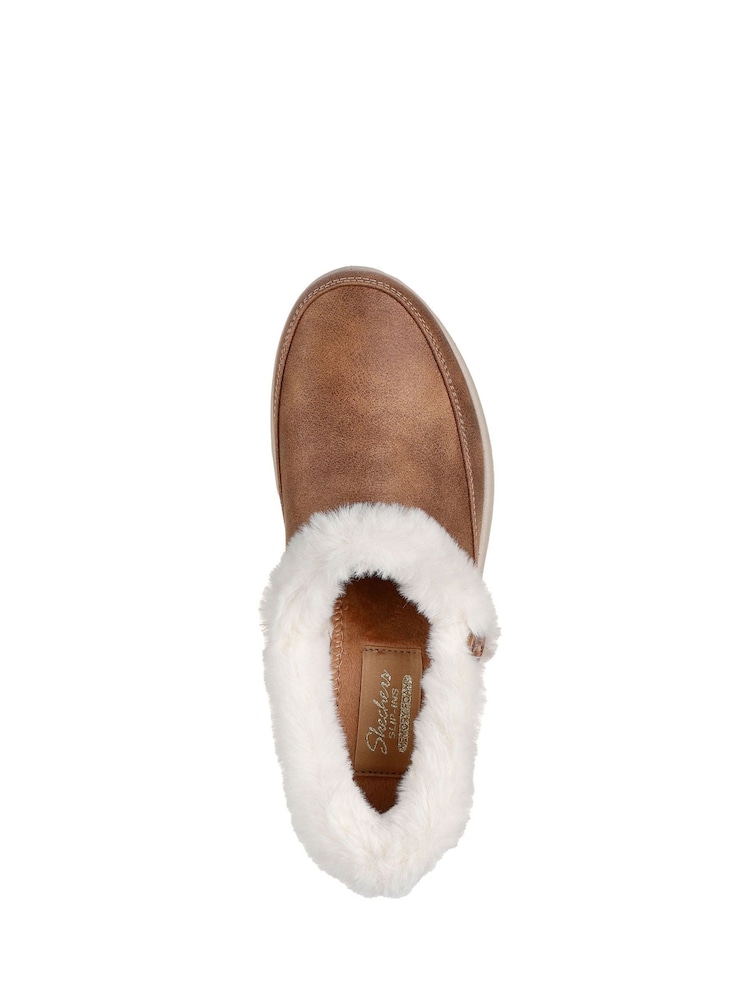 Skechers Brown Slip Ins Cozy Escape Slippers - Image 5 of 5