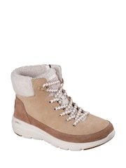 rjava - Skechers gležnjarji Glacial Ultra - Slika 2 iz 5