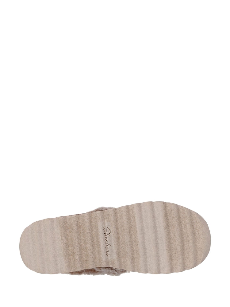 Skechers Grey Cosy Up Slippers - Image 5 of 5 Skechers Grey Cosy Up Slippers - Image 5 of 5