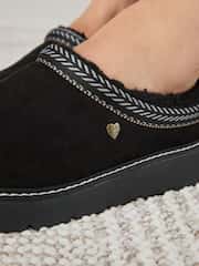 Skechers Black Keepsakes Lite Cozy Fest Slippers - Image 3 of 8
