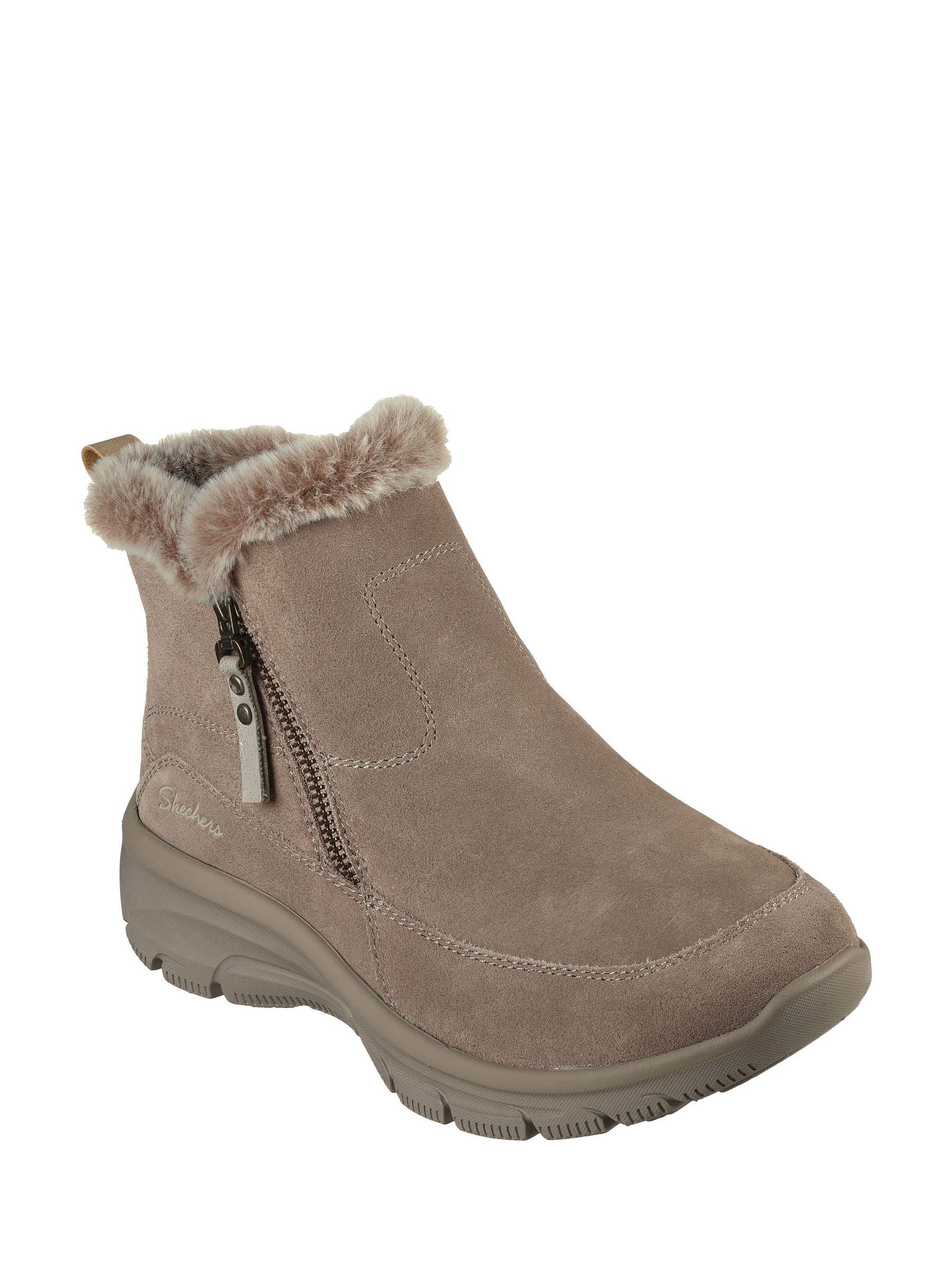 Buy Skechers Grey Easy Going Cool Zip Boots from Next USA