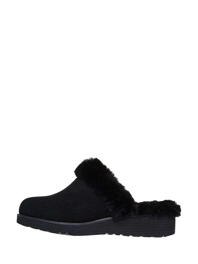 Skechers Black Keepsakes Wedge Time To Cruise Slippers - Image 2 of 5