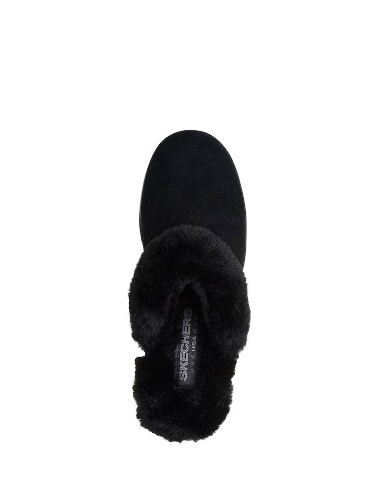 Skechers Black Keepsakes Wedge Time To Cruise Slippers - Image 5 of 5