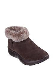 Skechers Brown On The Go Encore Snow Capped Boots - Image 2 of 5
