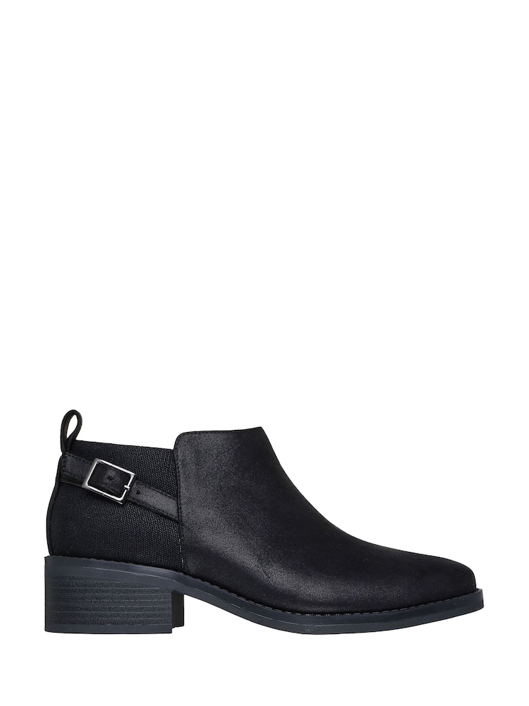 Skechers Black Bobs Wander Luxe Desert Glam Boots - Image 1 of 5