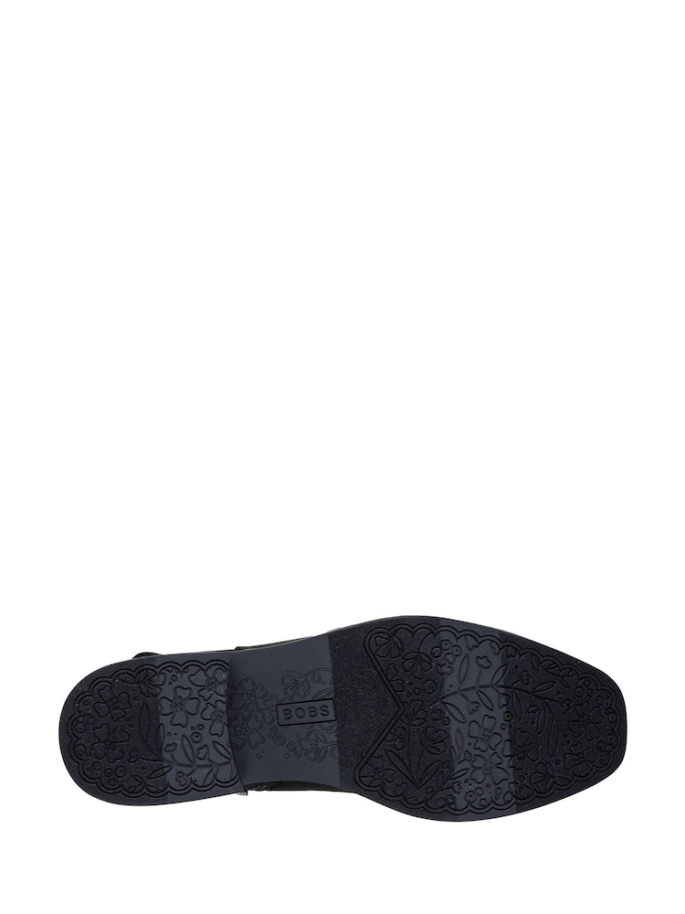 Skechers Black Bobs Wander Luxe Desert Glam Boots - Image 2 of 5