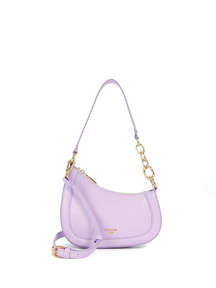 Dune London Purple Small Direction Smart Scoop Shoulder Bag - Image 2 of 5
