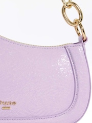 Dune London Purple Small Direction Smart Scoop Shoulder Bag - Image 4 of 5
