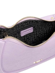 Dune London Purple Small Direction Smart Scoop Shoulder Bag - Image 5 of 5