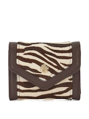 Dune London Animal Print Black Kindest Cross Strap Wedge Purse - Image 1 of 4