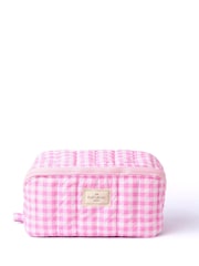 The Flat Lay Co. Marshmallow Open Flat Box Makeup Bag - Image 1 of 4
