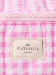 The Flat Lay Co. Marshmallow Open Flat Box Makeup Bag - Image 4 of 4