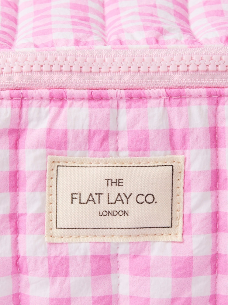 The Flat Lay Co. Marshmallow Open Flat Box Makeup Bag - Image 4 of 4