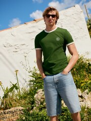 Green EDIT Slim Fit Ringer T-Shirt - Image 7 of 11