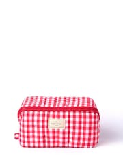 The Flat Lay Co. Marshmallow Open Flat Box Makeup Bag - Image 1 of 4