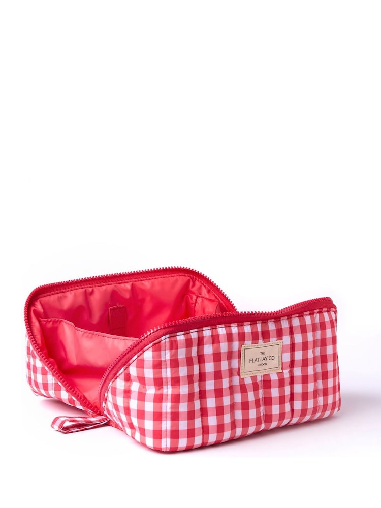 The Flat Lay Co. Marshmallow Open Flat Box Makeup Bag - Image 2 of 4