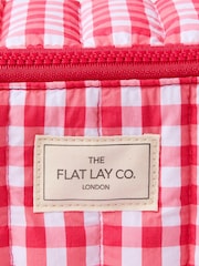 The Flat Lay Co. Marshmallow Open Flat Box Makeup Bag - Image 4 of 4