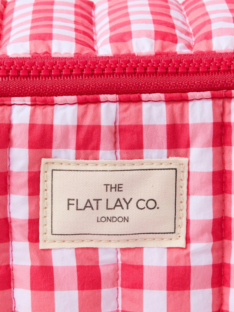 The Flat Lay Co. Marshmallow Open Flat Box Makeup Bag - Image 4 of 4