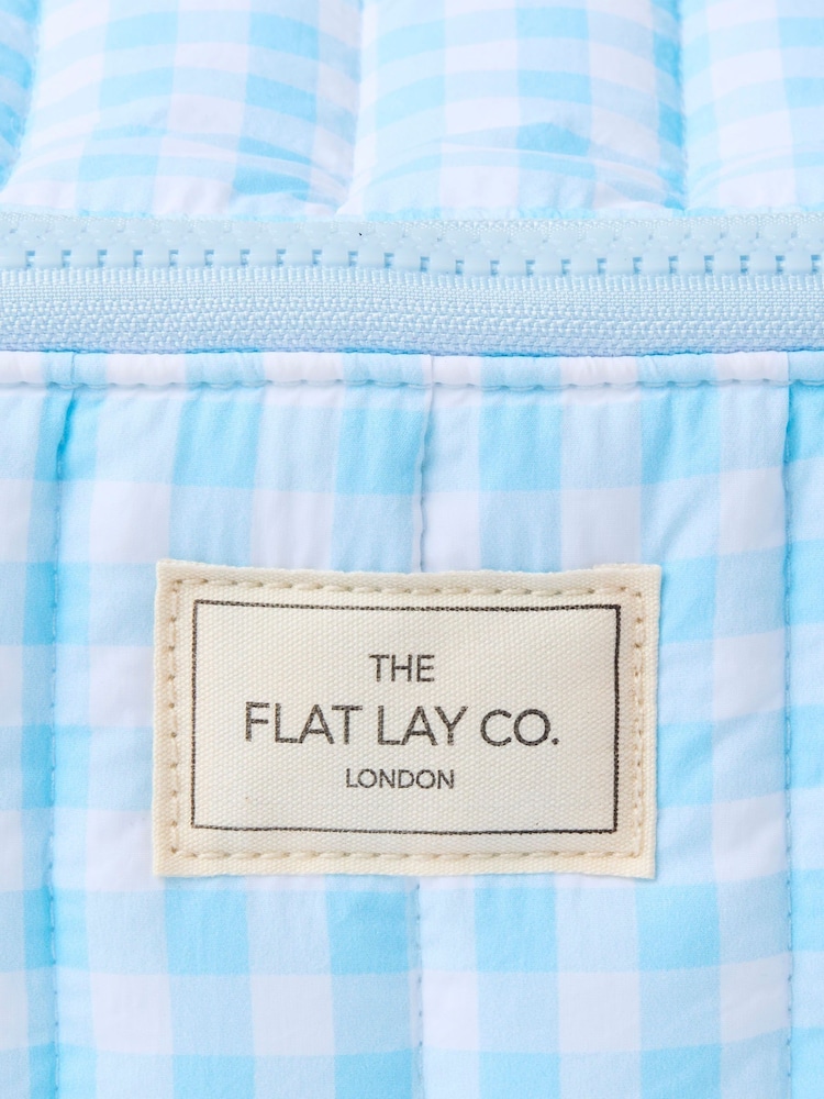 The Flat Lay Co. Marshmallow Open Flat Box Makeup Bag - Image 4 of 4
