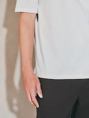 White Holiday Scene Edit Relaxed Fit Graphic Print T-Shirt - Image 6 of 10