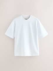 White Holiday Scene Edit Relaxed Fit Graphic Print T-Shirt - Image 7 of 10