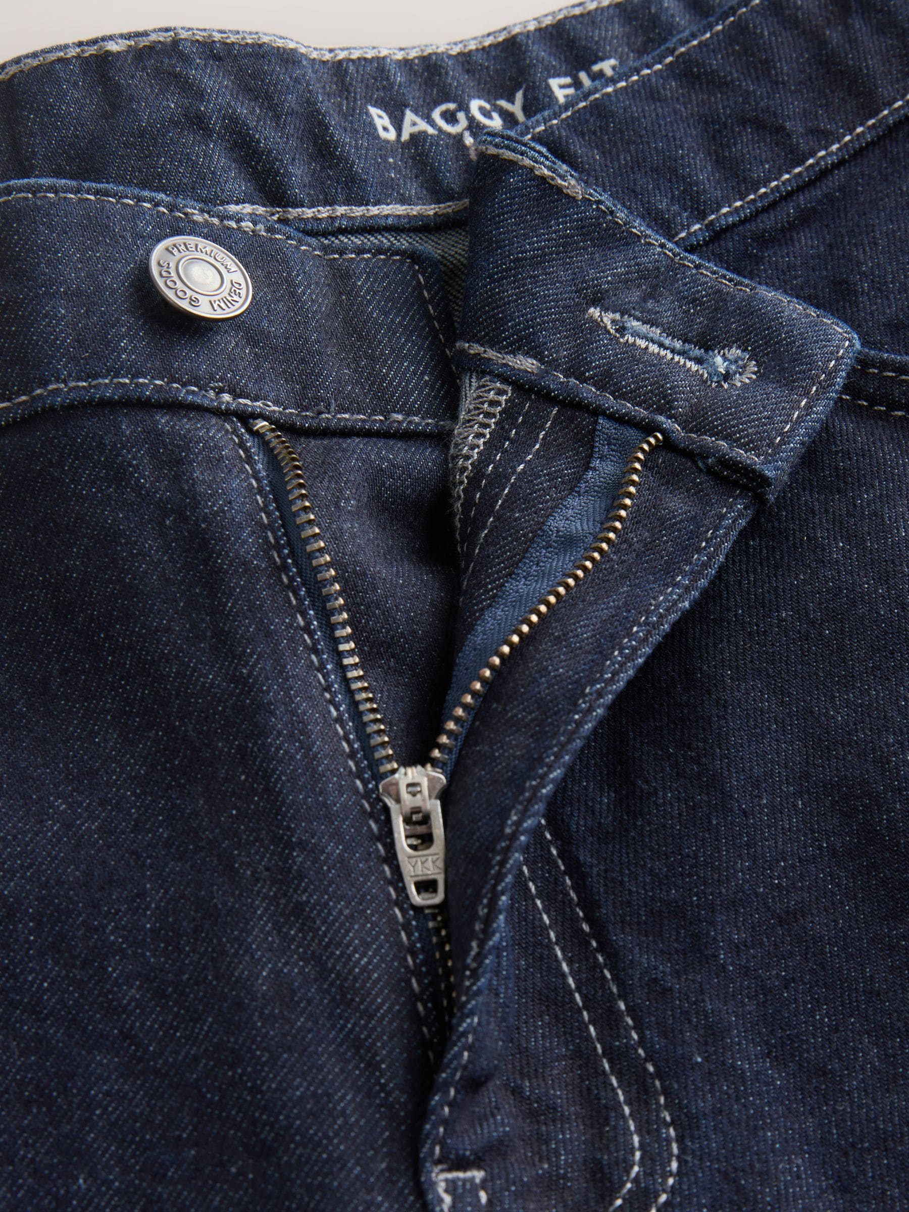 Buy Dark Blue EDIT Baggy Fit Jeans from Next USA