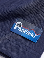 Penfield Blue Mens Original Logo Sweat Shorts - Image 3 of 4