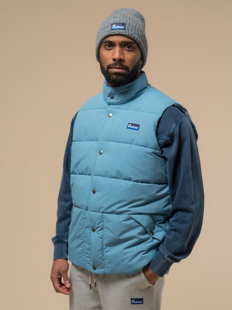 Penfield Blue Mens 50th Anniversary Outback Gilets - Image 1 of 6 Penfield Blue Mens 50th Anniversary Outback Gilets - Image 1 of 6