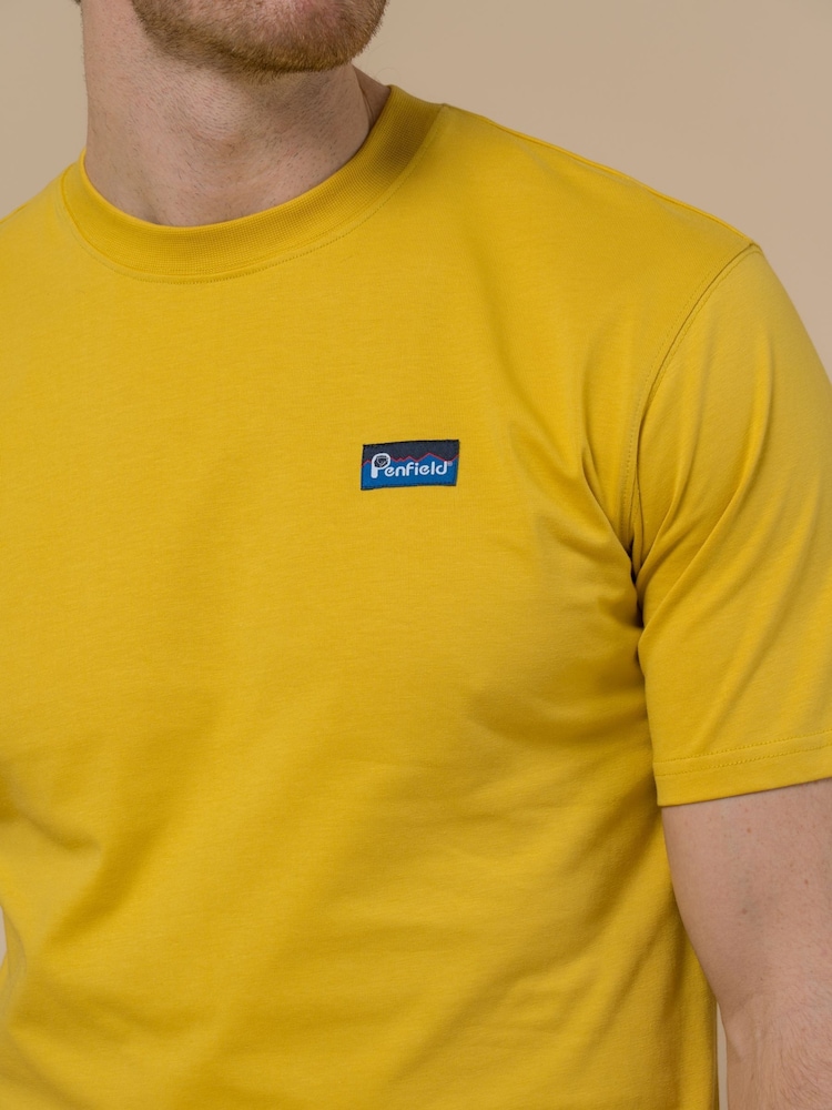 Penfield Yellow Penfield Mens Original Logo 100% Cotton T-Shirt - Image 5 of 5 Penfield Yellow Penfield Mens Original Logo 100% Cotton T-Shirt - Image 5 of 5