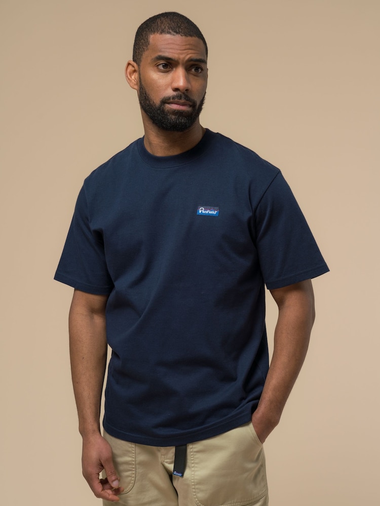 Синий - Penfield Mens Fishing Bear T-Shirt - Image 1 of 6