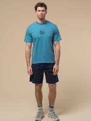 Penfield Blue Mens 50th Anniversary Print T-Shirt - Image 3 of 5