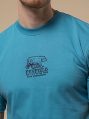 Penfield Blue Mens 50th Anniversary Print T-Shirt - Image 5 of 5
