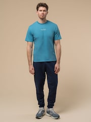 Синий - Penfield Mens Pocket Double Rib Crew T-Shirt - Image 3 of 6